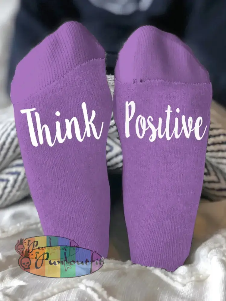 Unisex models fight diseases socks Purple / ONE