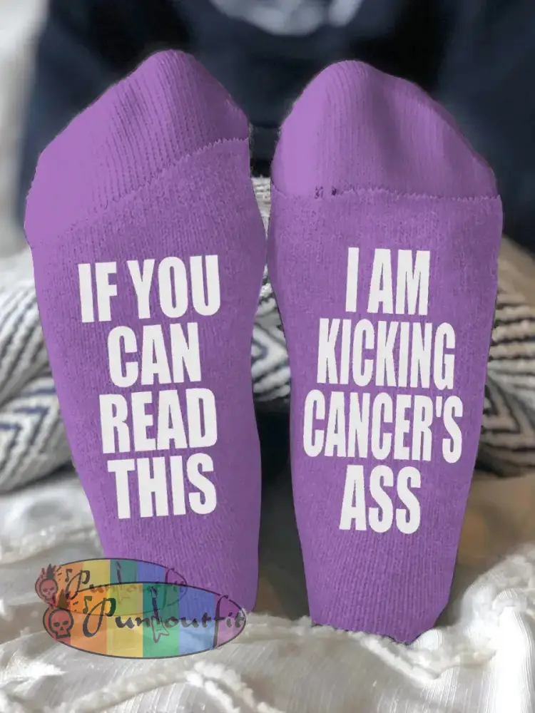 Unisex models fight diseases socks Purple / ONE