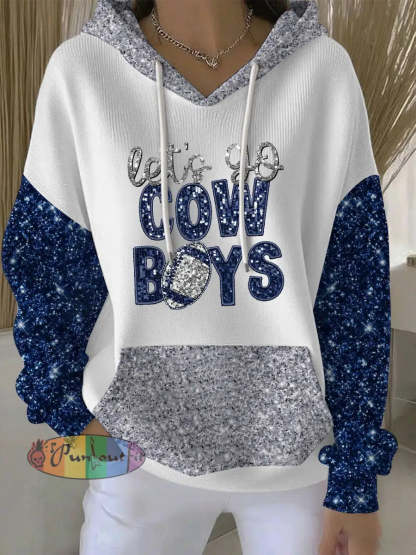 Women’s American football hooded sweatshirt White / S