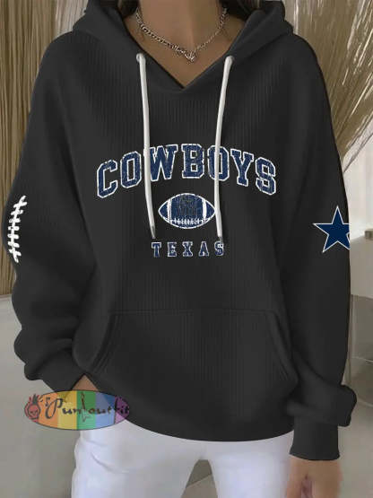 Women’s American Football Hoodie Black / S
