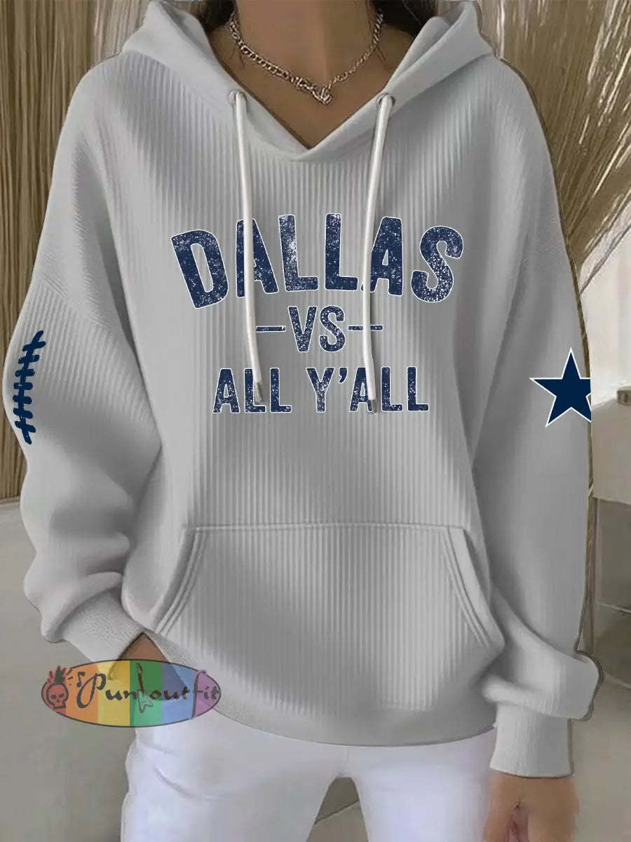 Women’s American Football Hoodie Gray / S