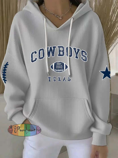 Women’s American Football Hoodie Gray / S