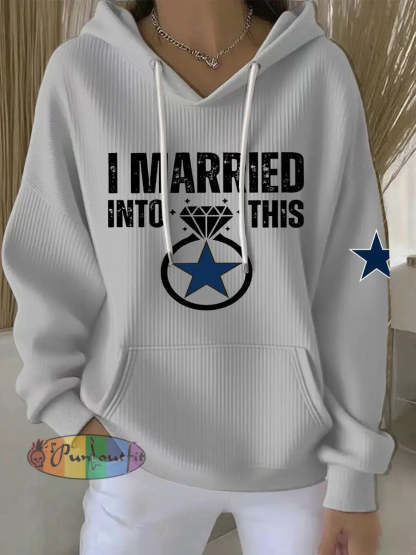 Women’s American football hoodie Light Gray / S