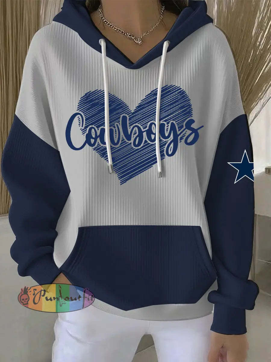 Women’s American football hoodie Light Gray / S