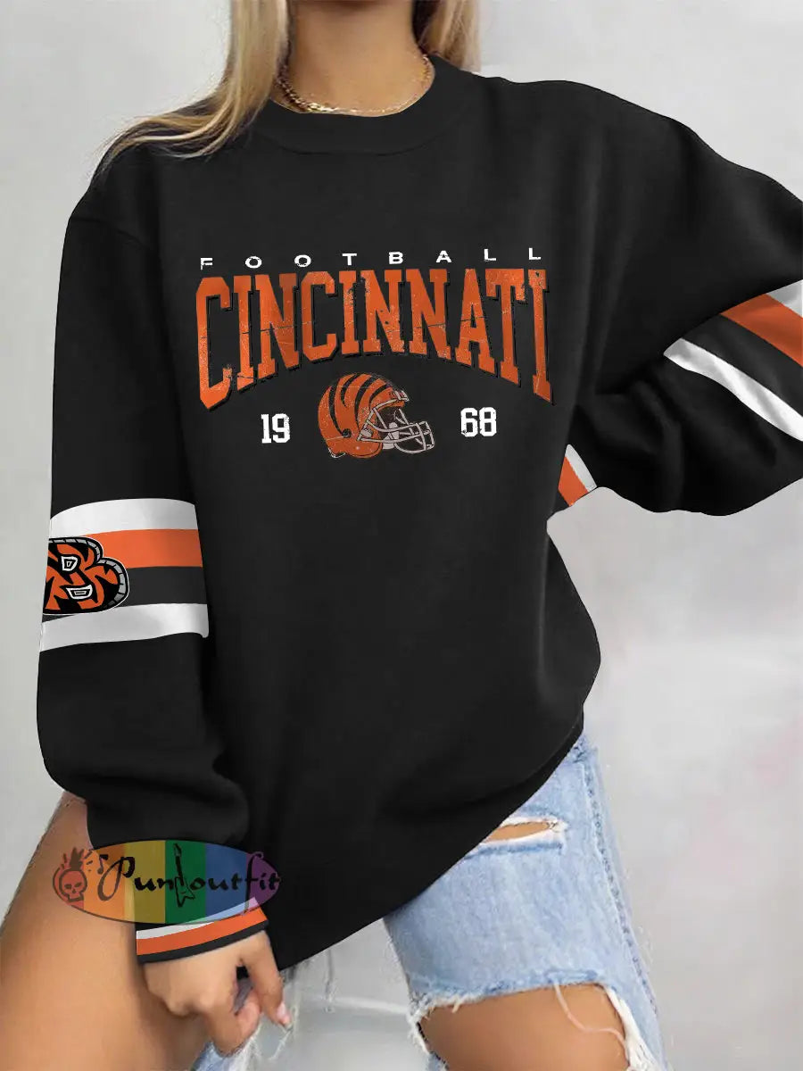 Women’s American Football Sweatshirt Black / S