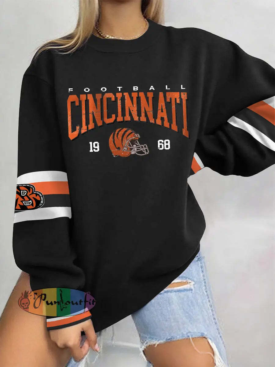 Women’s American Football Sweatshirt Black / S