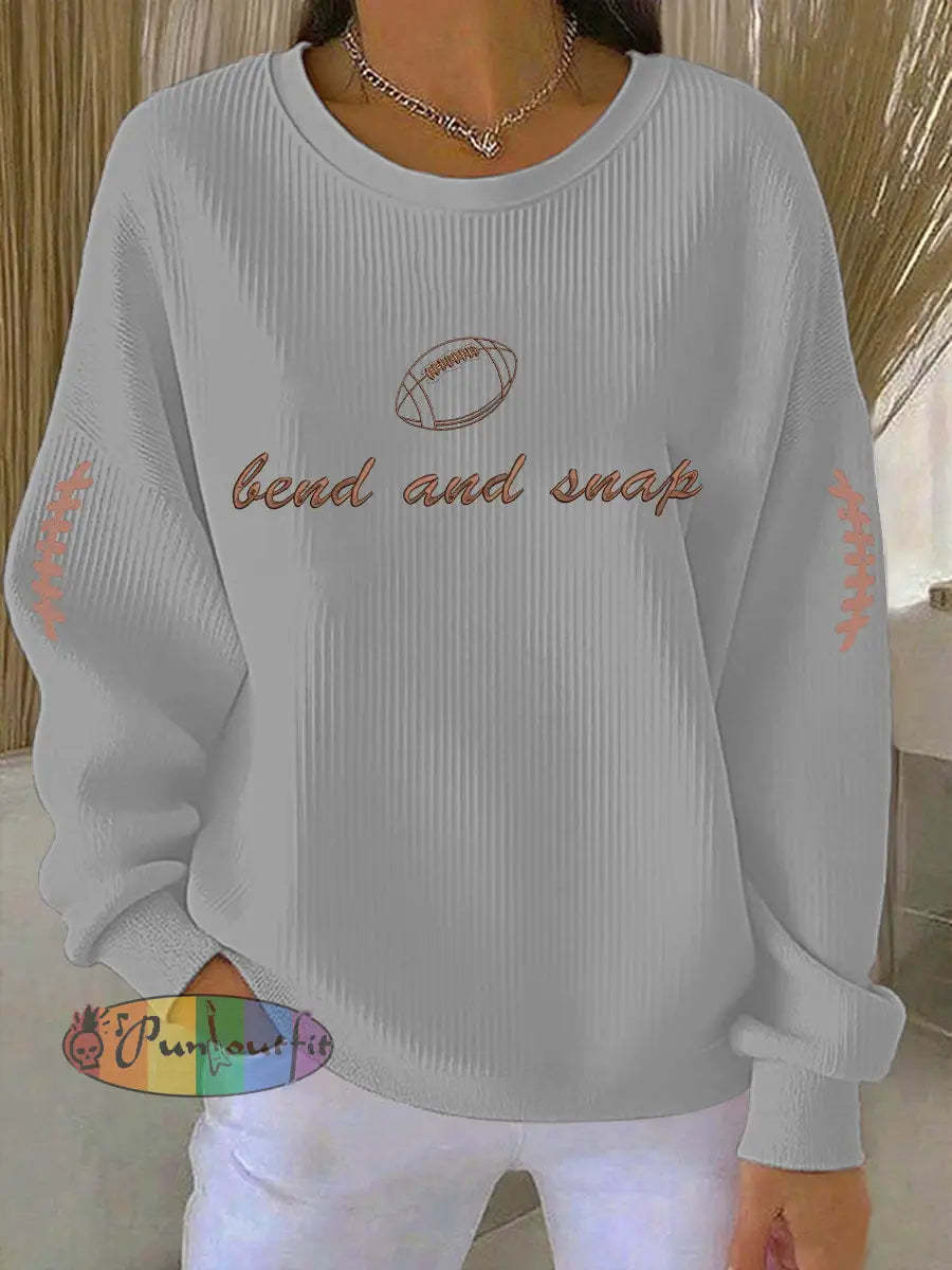 Women’s American Football Sweatshirt Gray / S