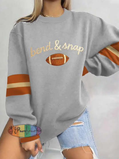 Women’s American Football Sweatshirt Gray / S