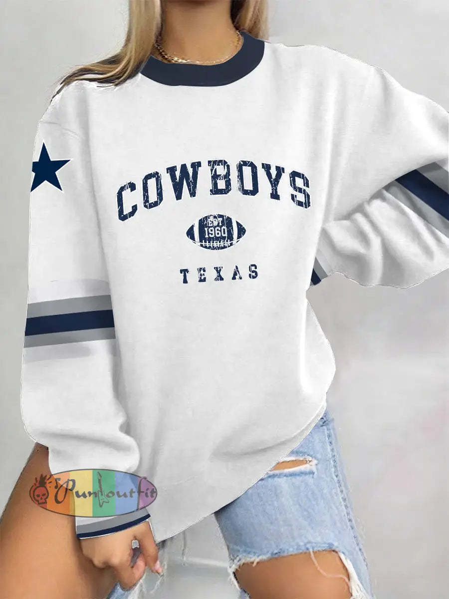Women’s American Football Sweatshirt White / S