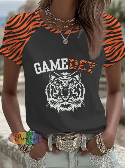 Women’s American Football T-shirt Black / S