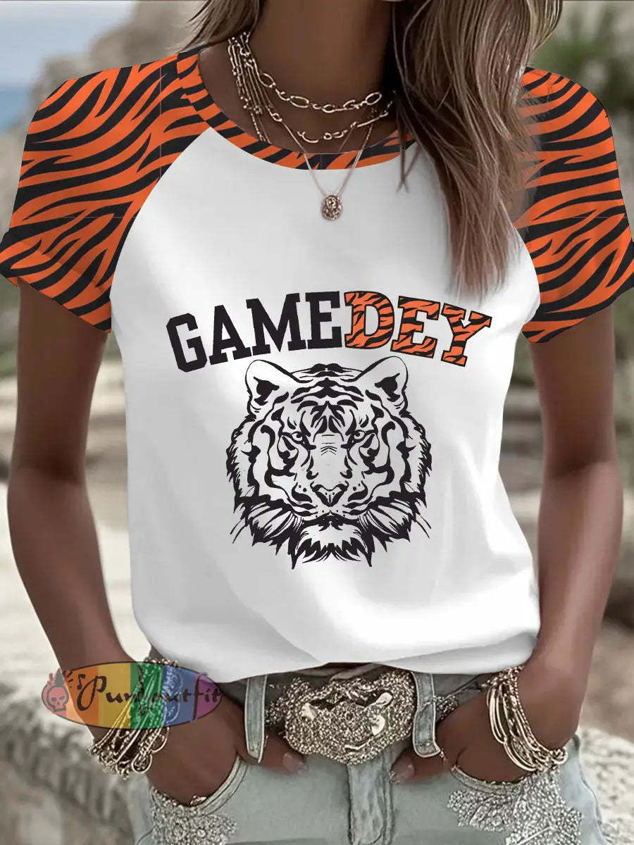 Women’s American Football T-shirt White / S