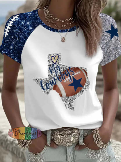 Women’s American Football T-Shirt White / S