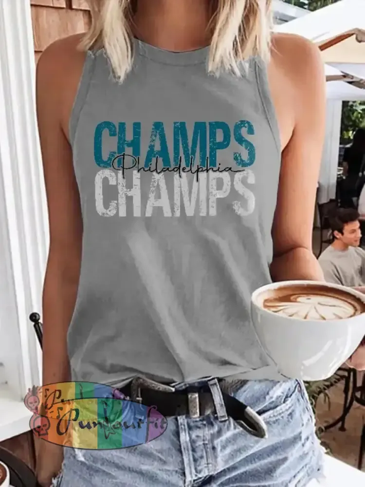 Women’s Football Fans Lovers Gameday Casual Vests Gray / S