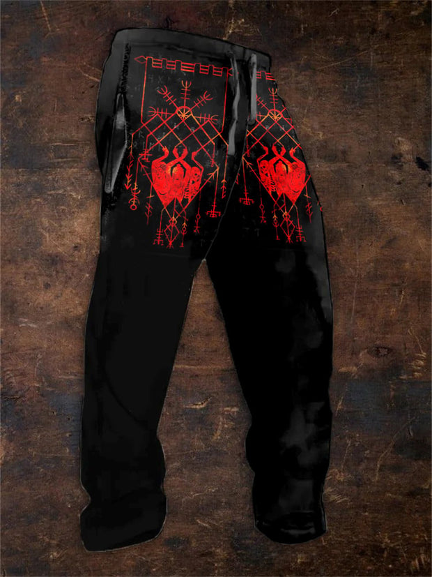 Men's Viking Print Sweatpants