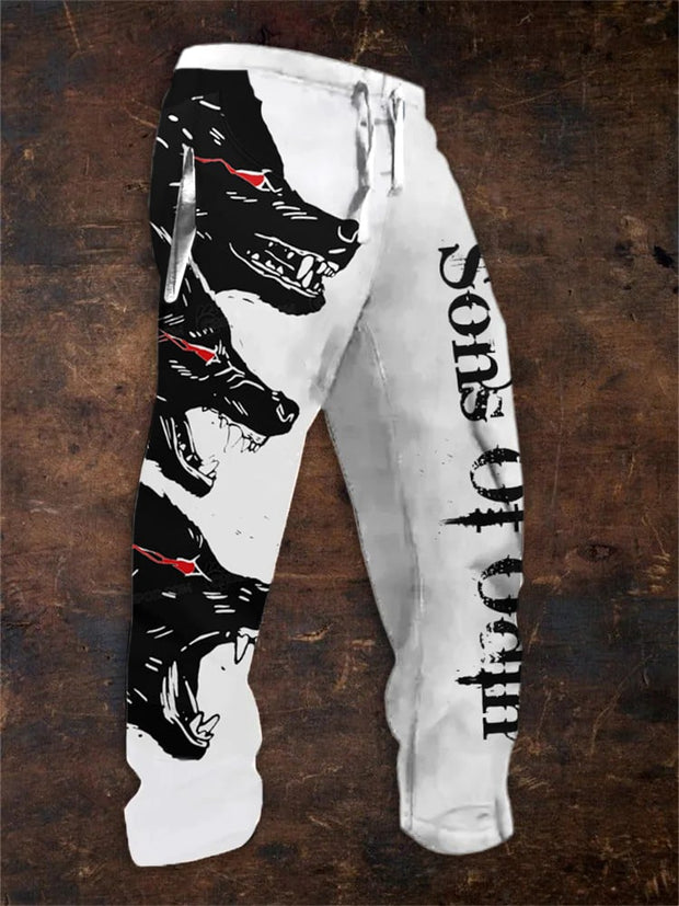 Men's Viking Print Sweatpants