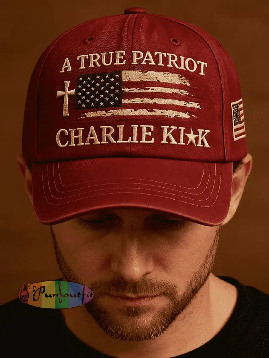 A Ture Patriot Charlie Kirk Hat