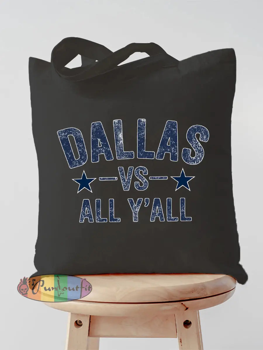 American Football Canvas Bag Black / ONE