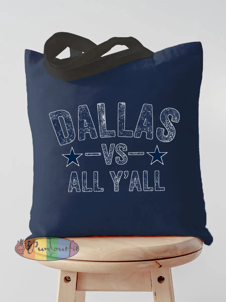 American Football Canvas Bag Navy Blue / ONE