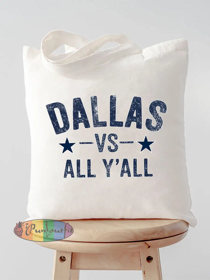 American Football Canvas Bag White / ONE
