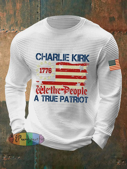 Men’s A True Patriot Printed Casual T-Shirt White / S