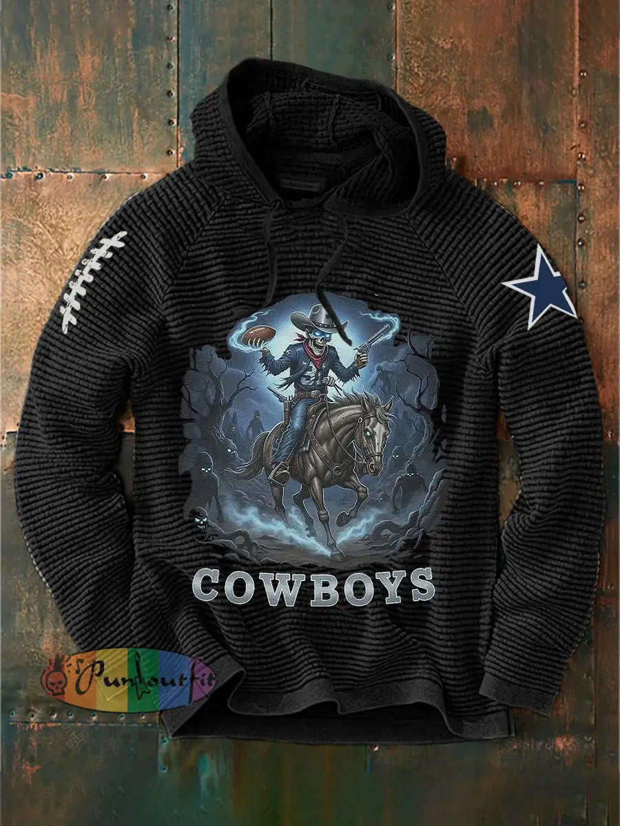 Men’s American Football Hoodie Black / S