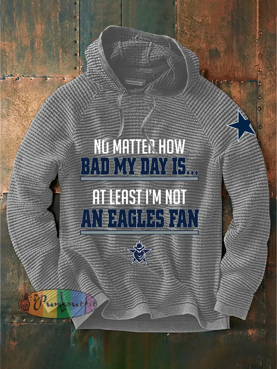 Men’s American Football Hoodie Gray / S