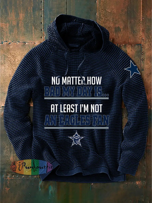 Men’s American Football Hoodie Navy Blue / S