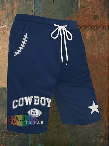 Men’s American Football Shorts Navy Blue / S