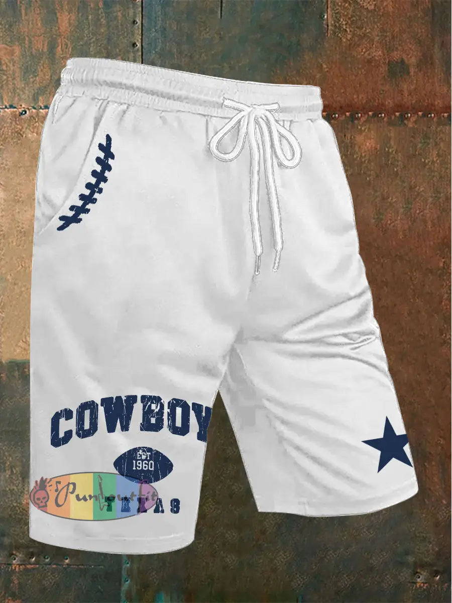 Men’s American Football Shorts White / S