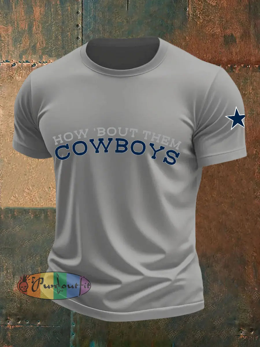 Men’s American Football T-shirt Gray / S