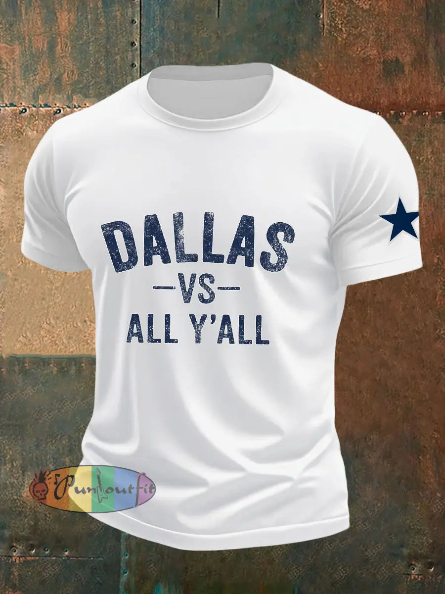 Men’s American Football T Shirt White / S