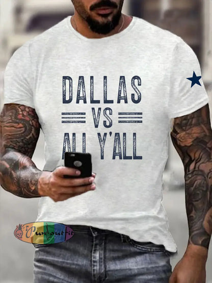 Men’s American Football T Shirt White / S