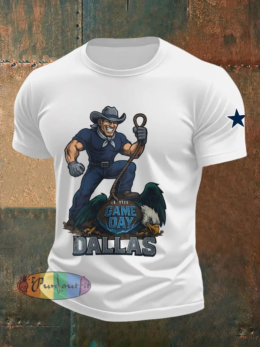 Men’s American Football T Shirt White / S