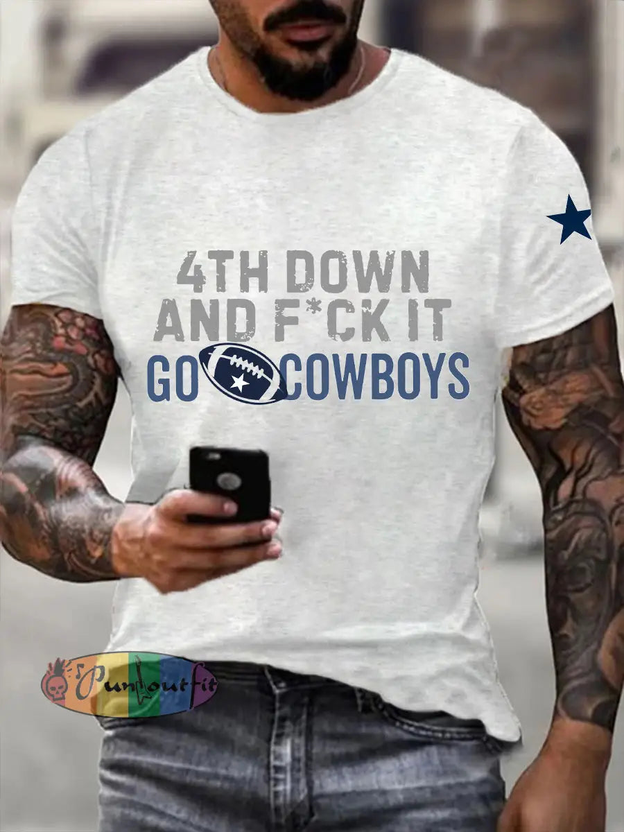 Men’s American Football T Shirt White / S
