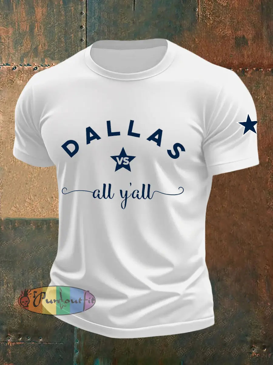 Men’s American Football T Shirt White / S