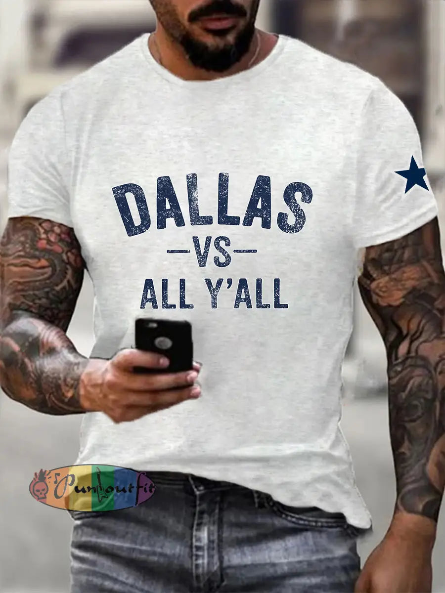 Men’s American Football T Shirt White / S