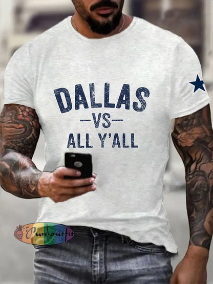 Men’s American Football T Shirt White / S