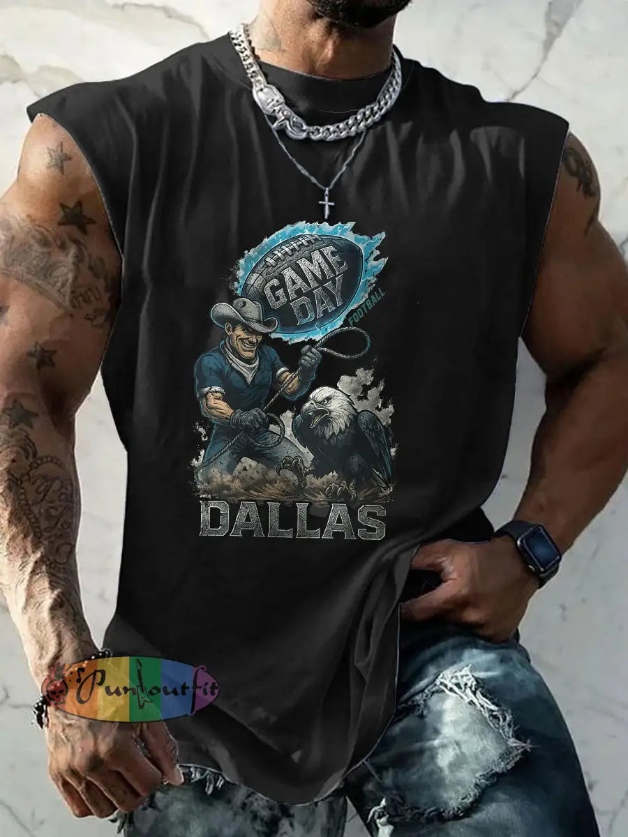 Men’s American football vest Black / S