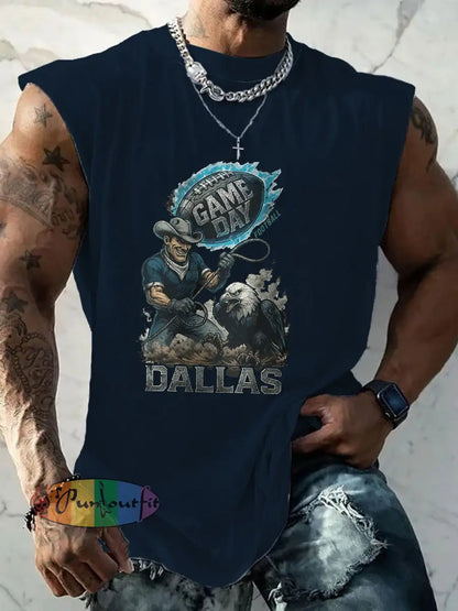 Men’s American football vest Navy Blue / S