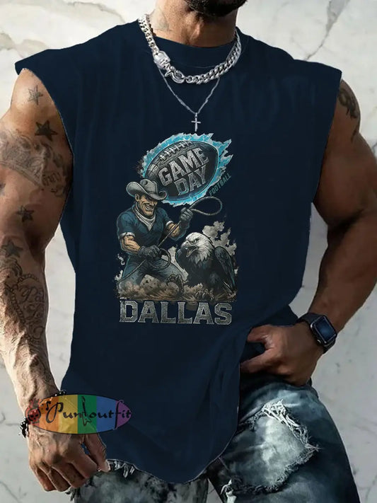 Men’s American football vest Navy Blue / S