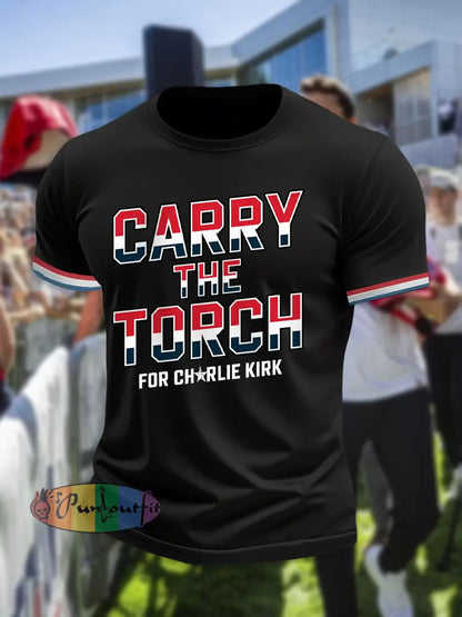Men’s Carry The Torch short sleeves t-shirt Black / S