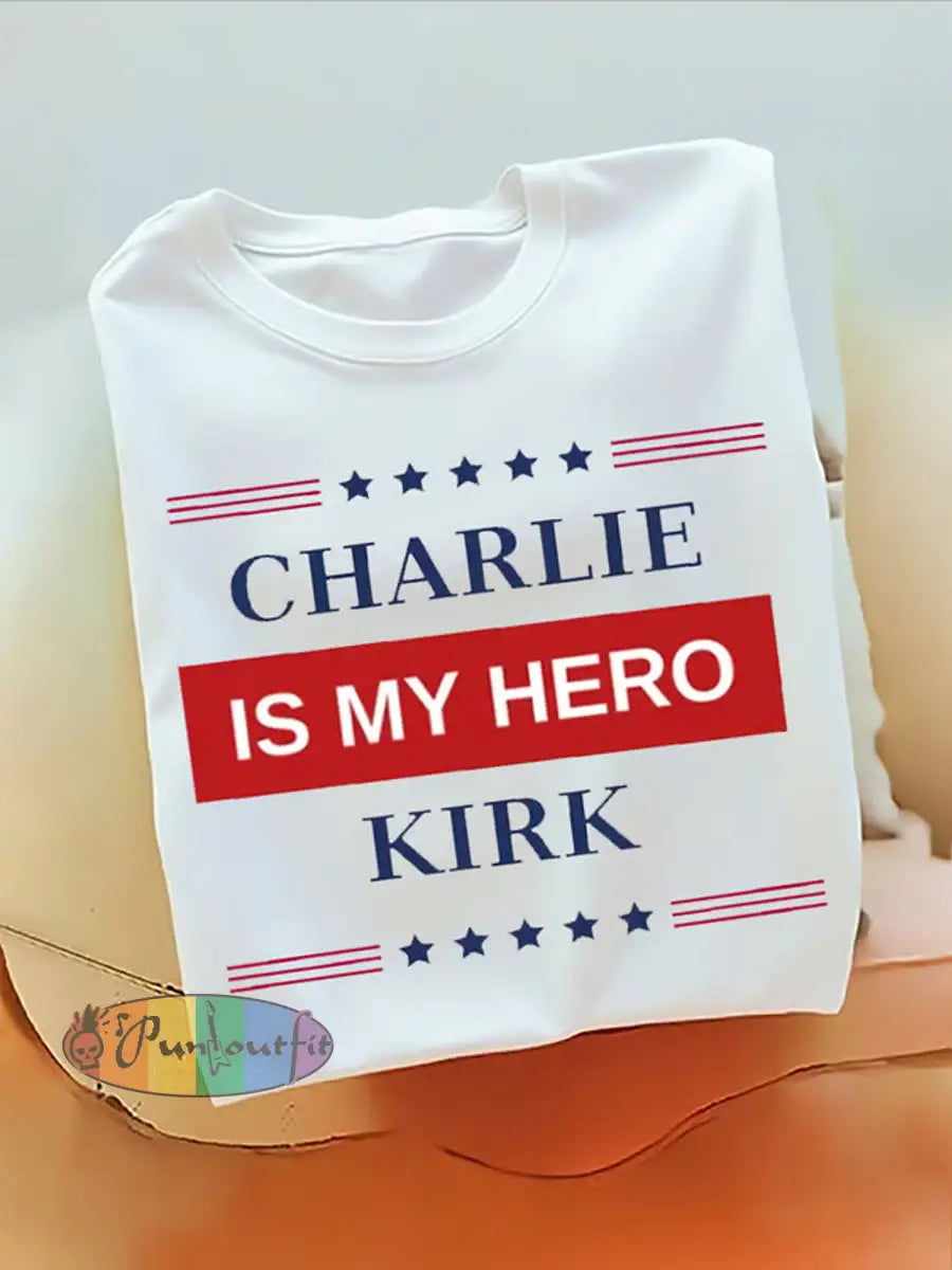 Men’s Charlie Kirk Turning Point USA Trump Commemorative T-Shirt A / S