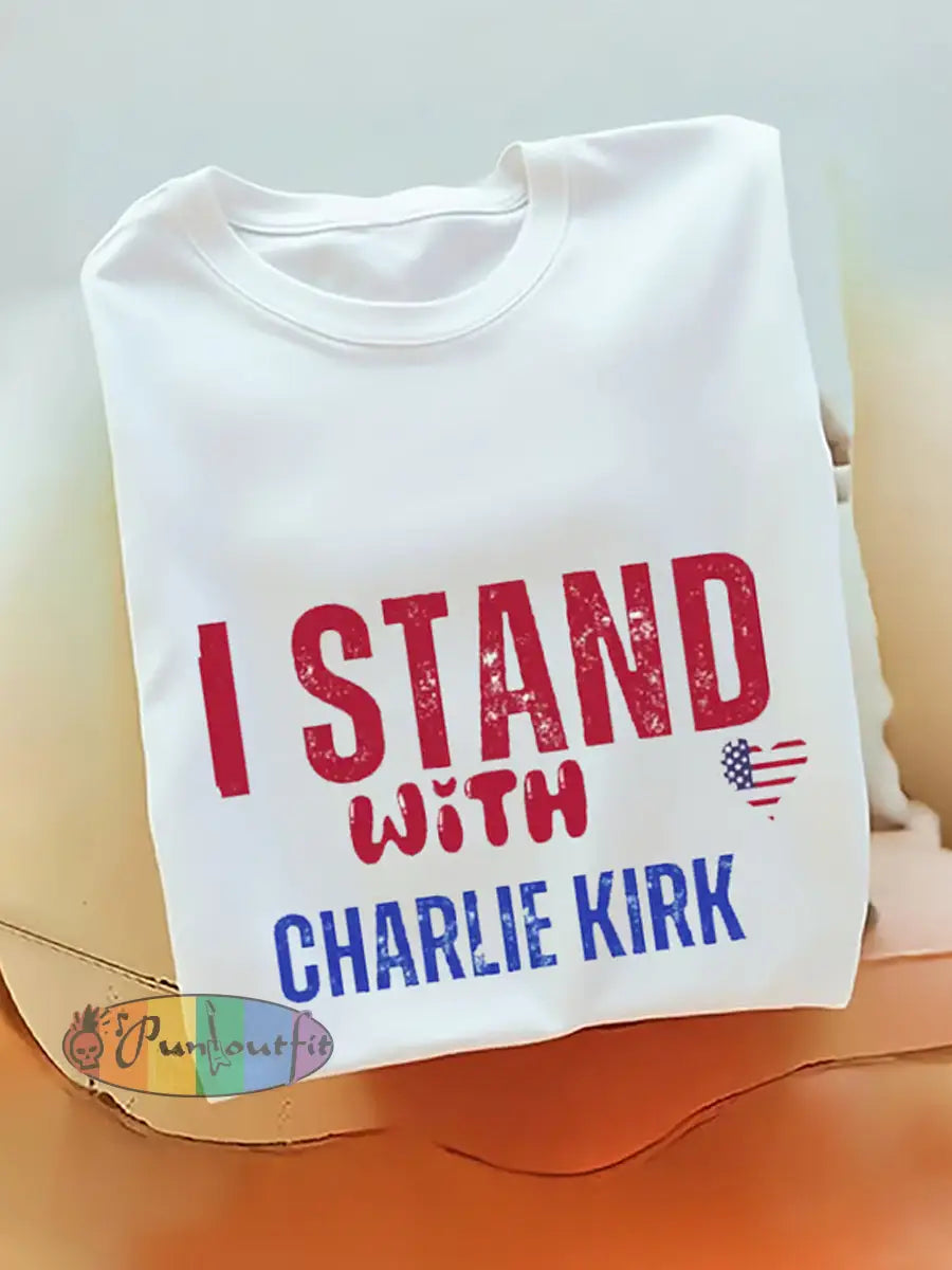 Men’s Charlie Kirk Turning Point USA Trump Commemorative T-Shirt A / S