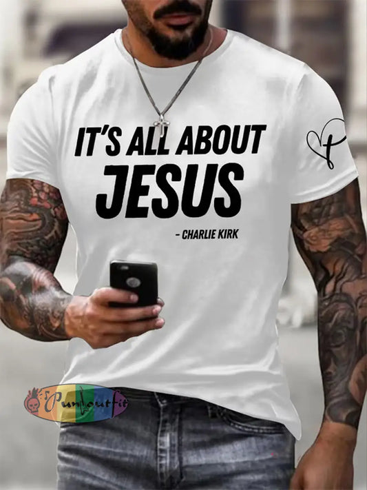 Men’s Charlie Kirk Turning Point USA Trump Commemorative T-Shirt A / S