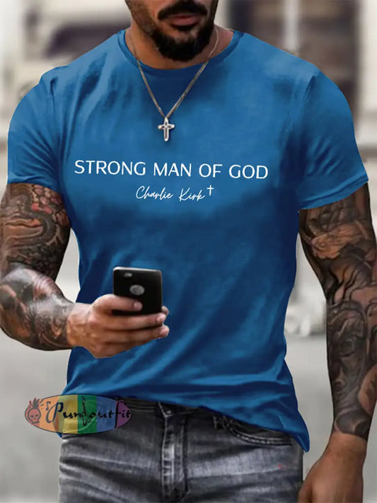 Men’s Charlie Kirk Turning Point USA Trump Commemorative T-Shirt A / S