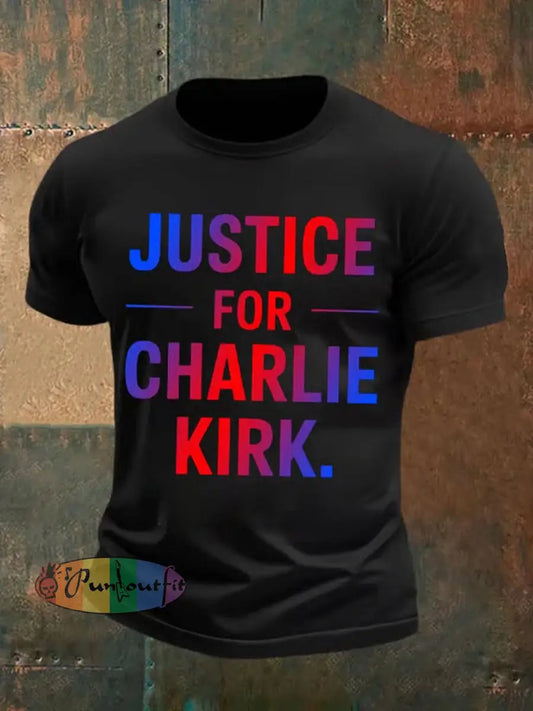 Men’s Charlie Kirk Turning Point USA Trump Commemorative T-Shirt A / S