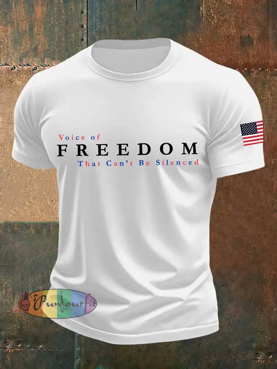 Men’s Charlie Kirk Turning Point USA Trump Commemorative T-Shirt B / S