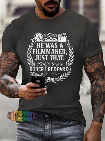 Men’s Film Legend Memorial T-shirt Dark Gray / S
