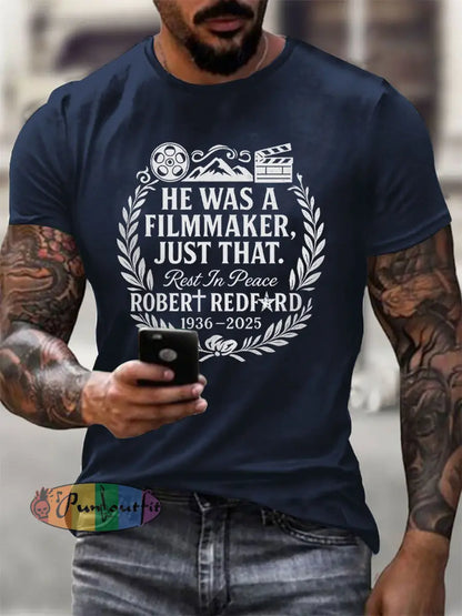Men’s Film Legend Memorial T-shirt Navy Blue / S