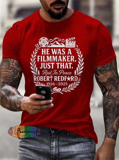 Men’s Film Legend Memorial T-shirt Pure Red / S